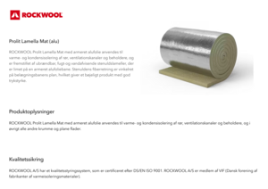 Produktdatablad, Prolit Lamella Mat alu