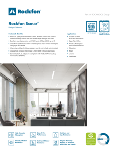 Rockfon Sonar® Datasheet (5)