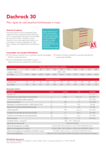 Fișă tehnică Dachrock 30
