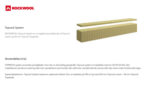 Produktdatablad, Toprock System