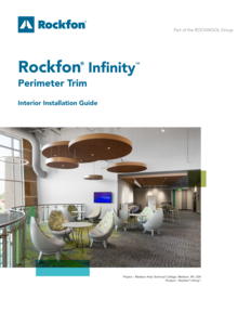 Rockfon Infinity Perimeter Trim Installation Guide