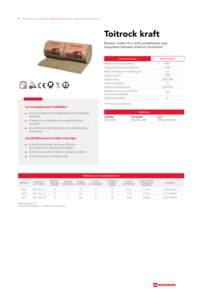 Fiche produit Toitrock kraft