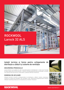 Fișă tehnică Larock 32 ALS