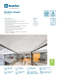 Rockfon Alaska® Datasheet