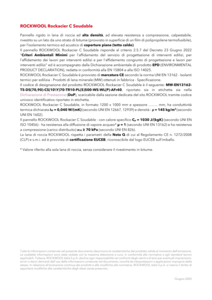 Voce di capitolato: Rockacier C Soudable