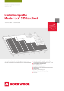 Datenblatt Masterrock 035 kaschiert