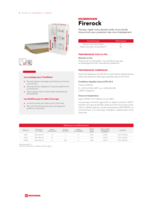 Fiche produit Firerock