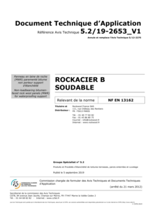 DTA Rockacier B soudable