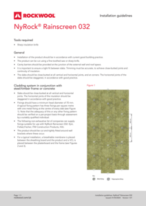NyRock Rainscreen 032 Installation Guide