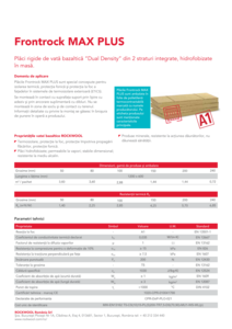 Fișă tehnică Frontrock Max Plus