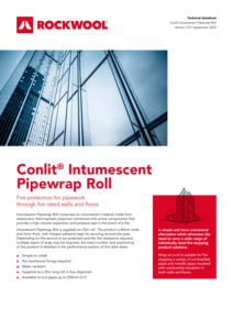 Conlit® Intumescent Pipewrap Roll
