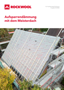 Broschüre Aufsparrendämmung mit dem Meisterdach