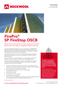 SP Firestop OSCB Datasheet