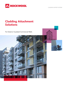 Cladding attachment solutions for exterior insulated commercial walls