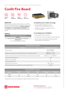 Fiche produit Conlit Fire Board
