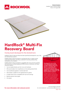 HardRock Multi-Fix Recovery Board Datasheet