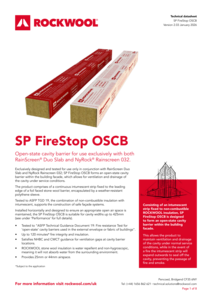 SP FireStop OSCB Datasheet