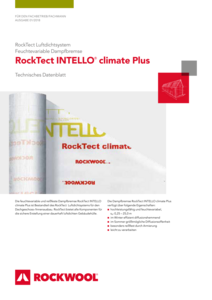 Datenblatt RockTect Intello climate Plus