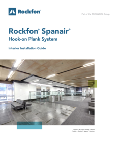 Rockfon Spanair Hook-On Plank System Installation Guide