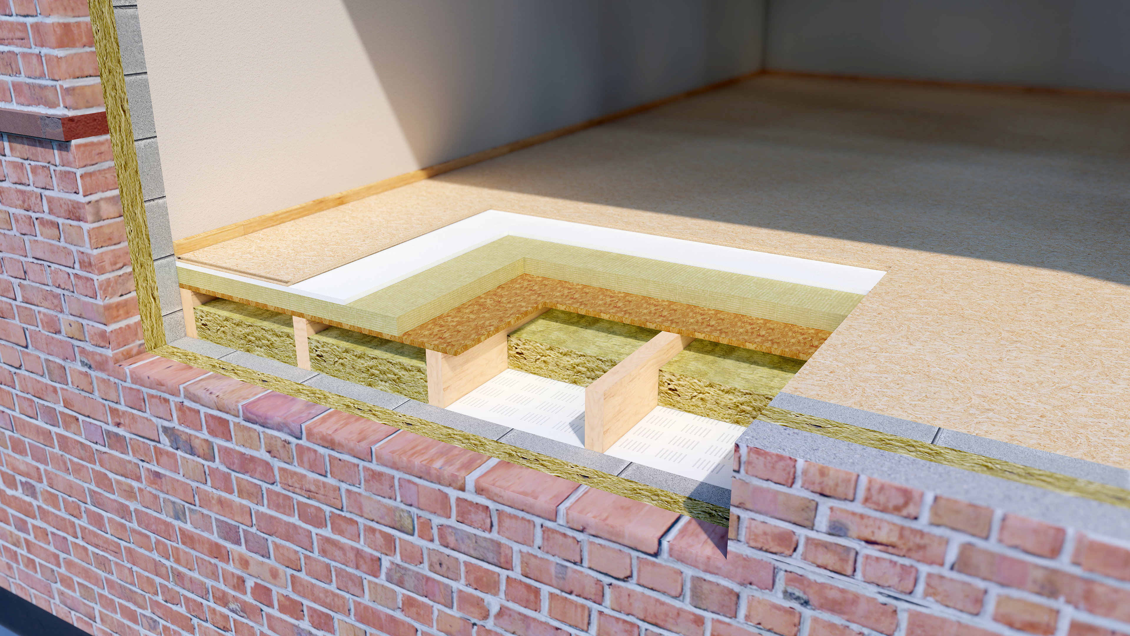 Separating Timber Floor - FLEXI ACOUSTIC ROCKFLOOR