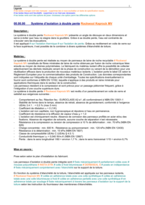 Descriptif Keprock MV