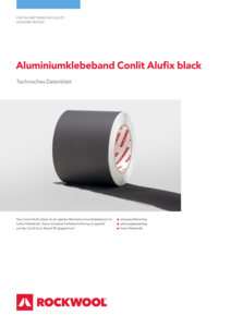 Datenblatt Aluminiumklebeband Conlit Alufix black