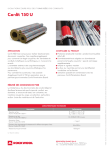 Fiche produit Conlit 150 U