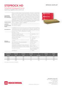 Steprock HD RWHU datasheet