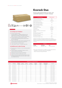 Fiche produit Ecorock Duo