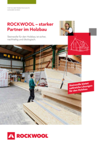Broschüre ROCKWOOL – starker Partner im Holzbau