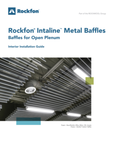 Rockfon Intaline Metal Baffles Installation Guide