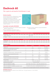 Fișă tehnică Dachrock 60