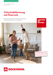 Broschüre Trittschalldämmung mit Floorrock