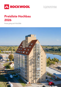 Preisliste Hochbau (Ausgabe Österreich 2/2026)