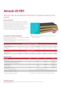 Fișă tehnică Airrock LD FB1