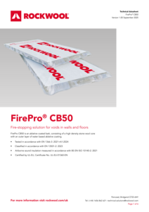 FirePro CB50 Datasheet
