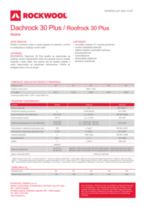 Dachrock 30 Plus SLO