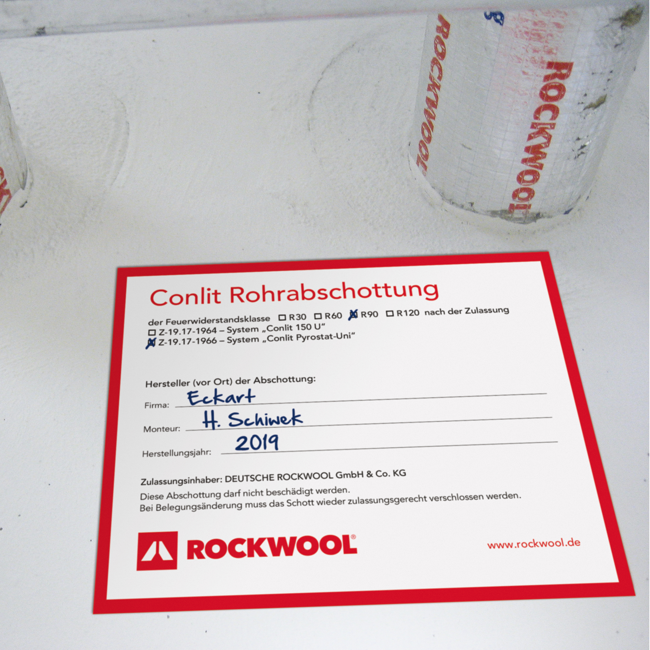 hvac, conlit rohrabschottung, germany, conlit label, PIM