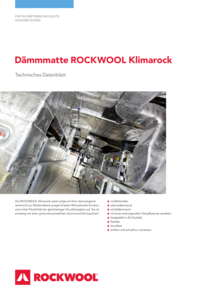 Datenblatt ROCKWOOL Klimarock