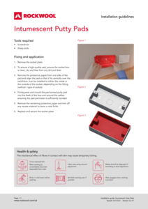 FirePro Intumescent Putty Pads - Installation Guide