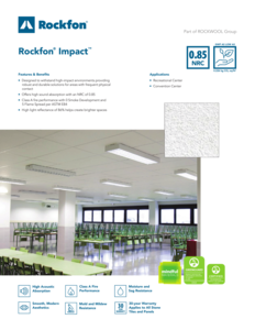 Rockfon Impact Datasheet