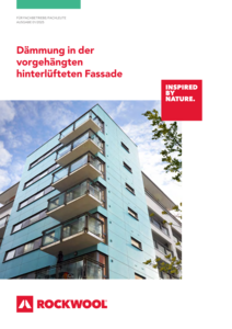 Broschüre Dämmung in der vorgehängten hinterlüfteten Fassade