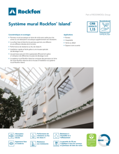 Rockfon® Island™ Wall System Datasheet FR