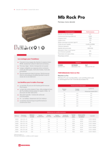Fiche produit Mb Rock Pro