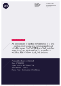Beamclad BRE Global Assessment Report - stud welded pin method