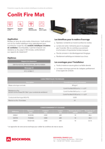 Fiche produit Conlit Fire Mat