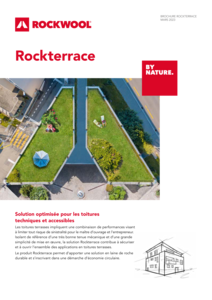 Brochure ROCKWOOL - toitures terrasses béton maçonnées - Rockterrace