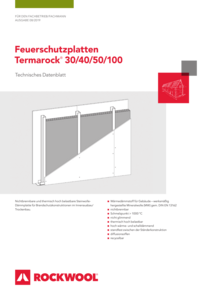 Datenblatt Termarock 30/40/50/100