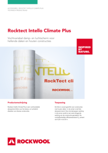 Technisch Productblad Rocktect Intello Climate Plus 