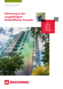 Broschüre Dämmung in der vorgehängten hinterlüfteten Fassade (Ausgabe Österreich)